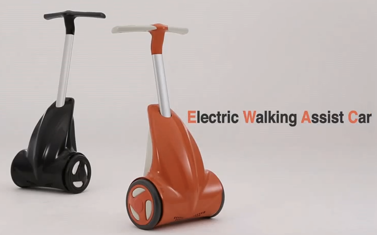 村田製作所がつくると、杖はこうなる Electric Walking Assist Car