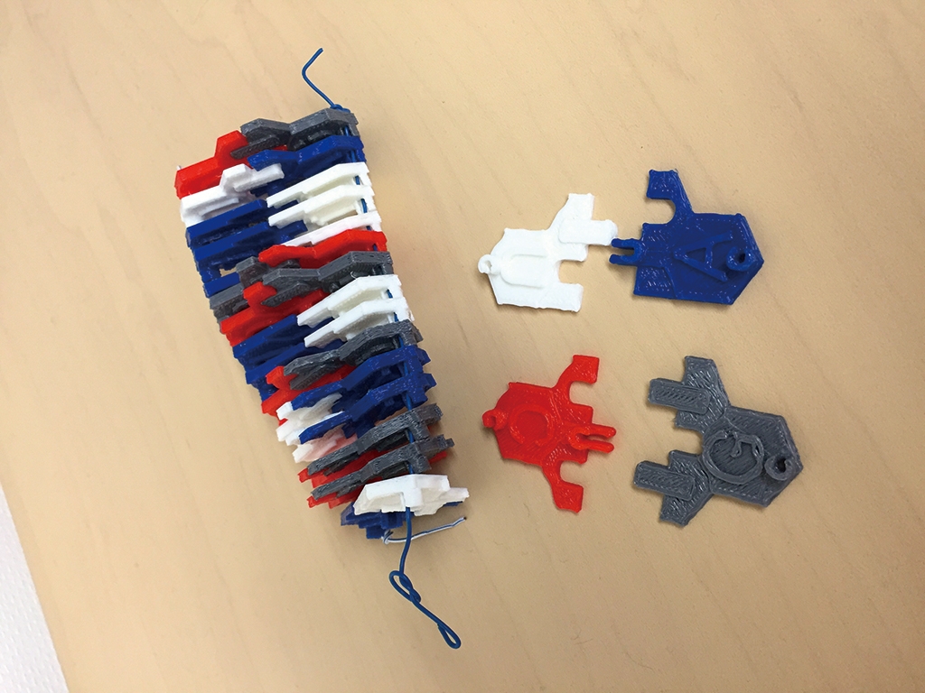 3Dプリンタが見せる「見えない世界」 3Dプリンタで「DNAの模型」を作ってみました！