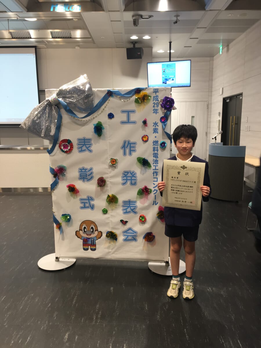 水素・燃料電池工作コンクールにて、ロボティクスラボ大阪校の生徒が優秀賞を受賞しました！