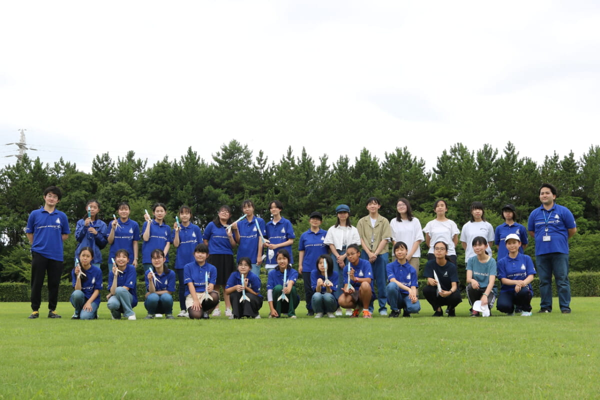 青空に向かって打ち上げ成功！千葉工業大学にて、第6期Girls’ Rocketry Challenge打ち上げ会実施！！
