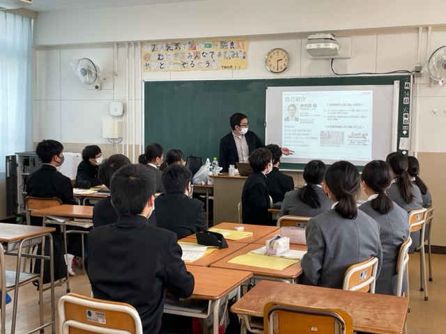 【大阪】大阪市港区内の中学校にて職業講話を実施しました