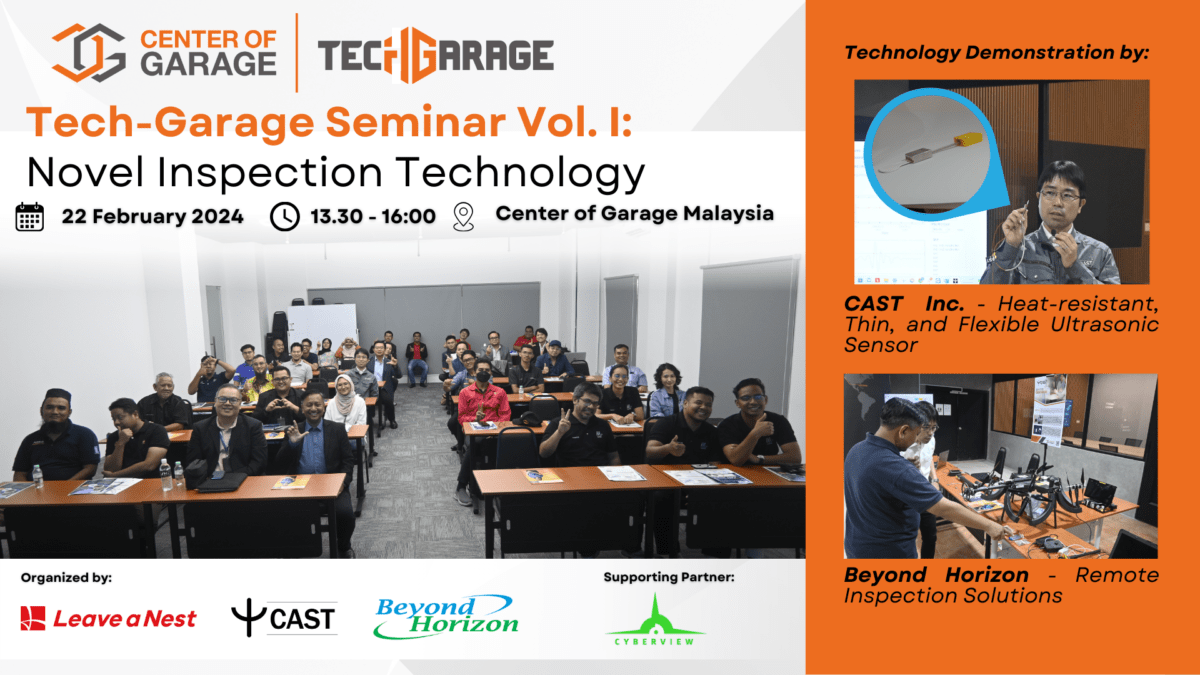 マレーシアのディープテックハブCenter of Garage Malaysiaで、日本とマレーシアのベンチャーが登壇するTECH GARAGE Seminarを初開催しました。
