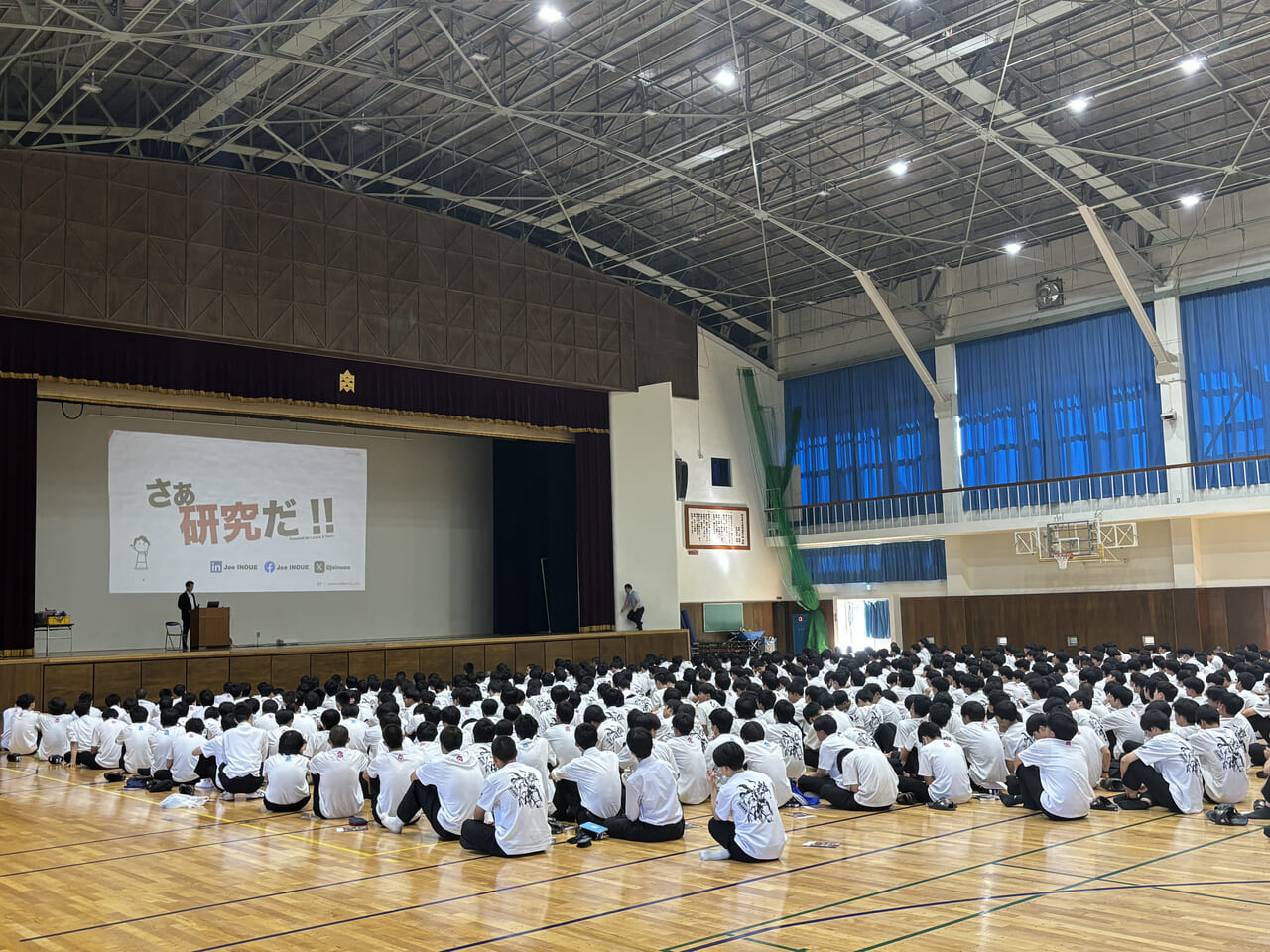 リバネス代表取締社長CCOの井上浄が、母校の群馬県立高崎高等学校にて講演を行いました。 | リバネス