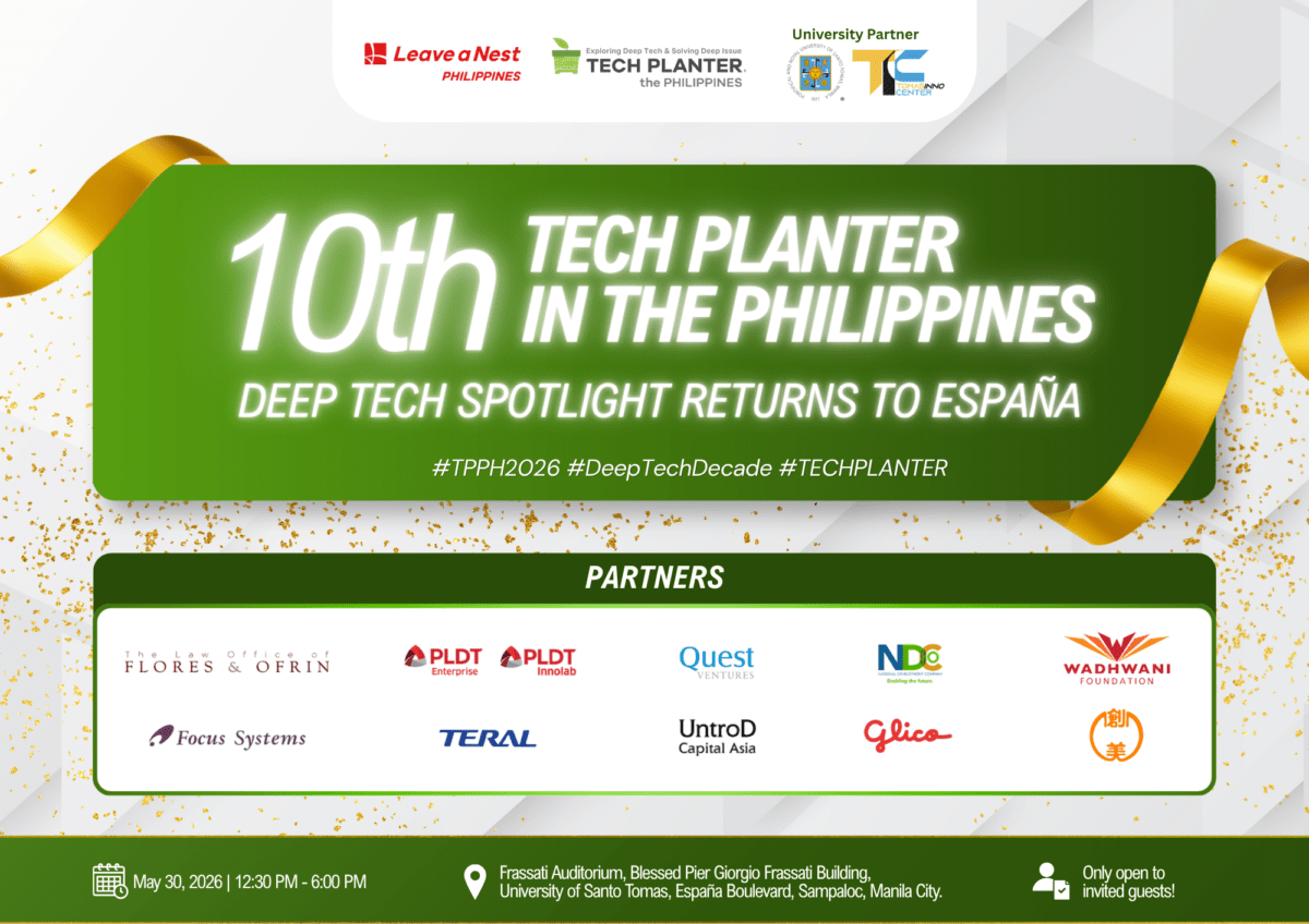 TECH PLANTER Southeast Asia 2026シーズン第３弾フィリピンで次世代ディープテックベンチャーが集結